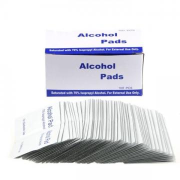 60*60 Mm Sterile Alcohol Prep Hand Phone Surface Cleaning Pads For Family