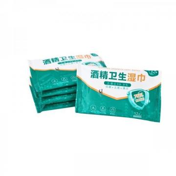 300PCS/400PCS 75% Alcohol Hand Sanitizing Wipes with OEM Service Household Cleaning Big Big Size