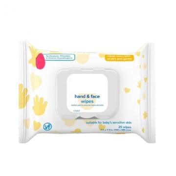 Promotional Alcohol Free Hand and Face Cleaning Wipes