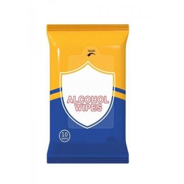 Factory direct sale 75% alcohol disinfection wipes 80 pieces/bag