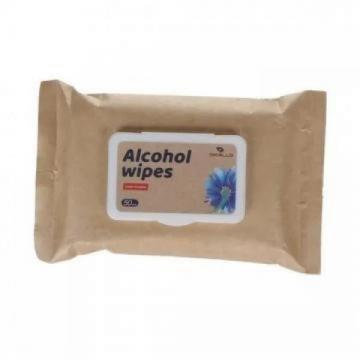 60 pcs 75% alcohol sanitary wipes