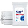 100/200/400/800/1000 Counts Disposable Alcoholic Sanitizing Disinfectant Wet Wipes Barrel