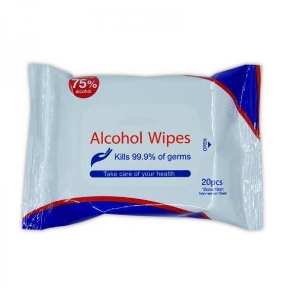 Alcohol Free Pure Water 8pcs red wrapped wet wipes #2 image